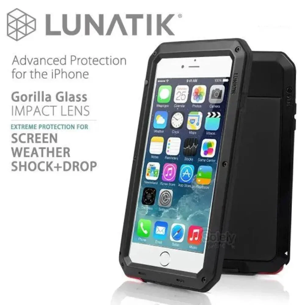 NEW IPHONE 5 TAKTIK EXTREME METAL CASE GORILLA GLASS IMPACT LENS DUST RESISTANT